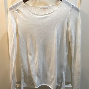 GAP white long sleeve t-shirt, size S